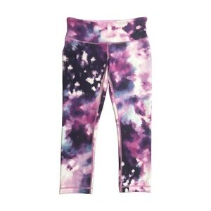 Lululemon Leggings Size‎ 6 Tie-Dye Crop 22" Inseam High Rise Yoga Pocket Purple